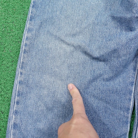 VINTAGE LEVI'S 517 BOOT CUT USA MADE DENIM BLUE JEANS MENS SZ 40X32 (39X32) - Picture 5 of 11